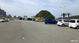 すさみ海水浴場駐車場